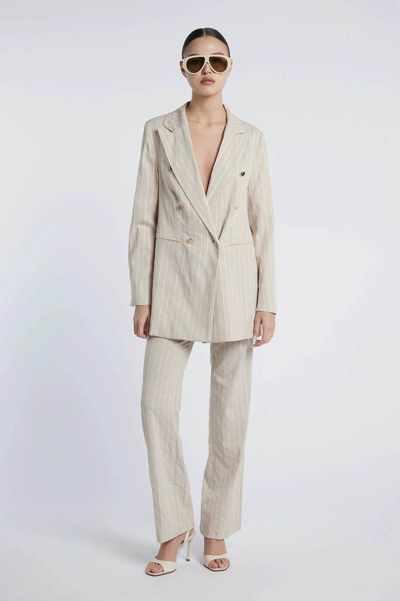 ROME - Six-button double-breasted pantsuit