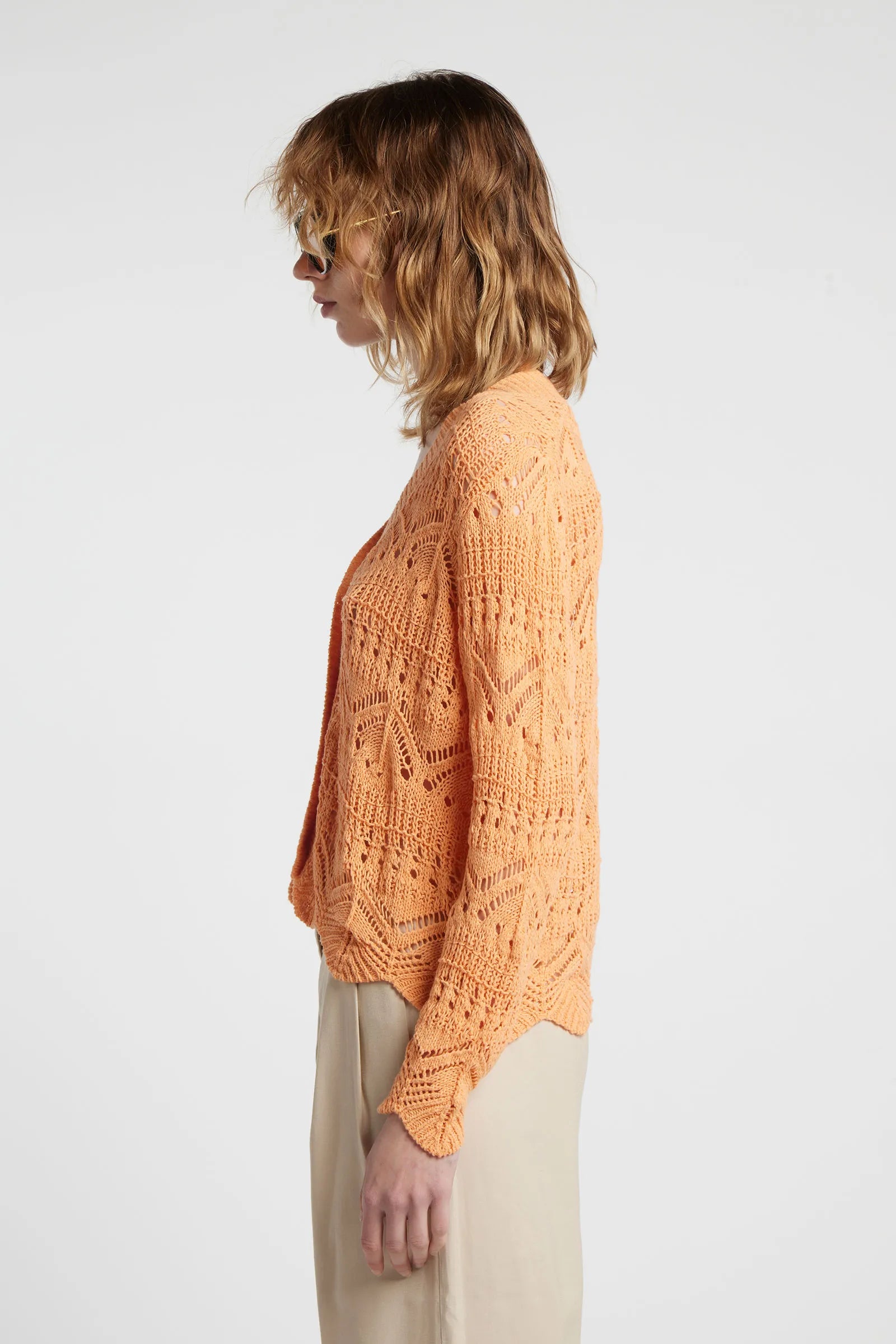 HOLIDAY - Long-sleeved V-neck cardigan