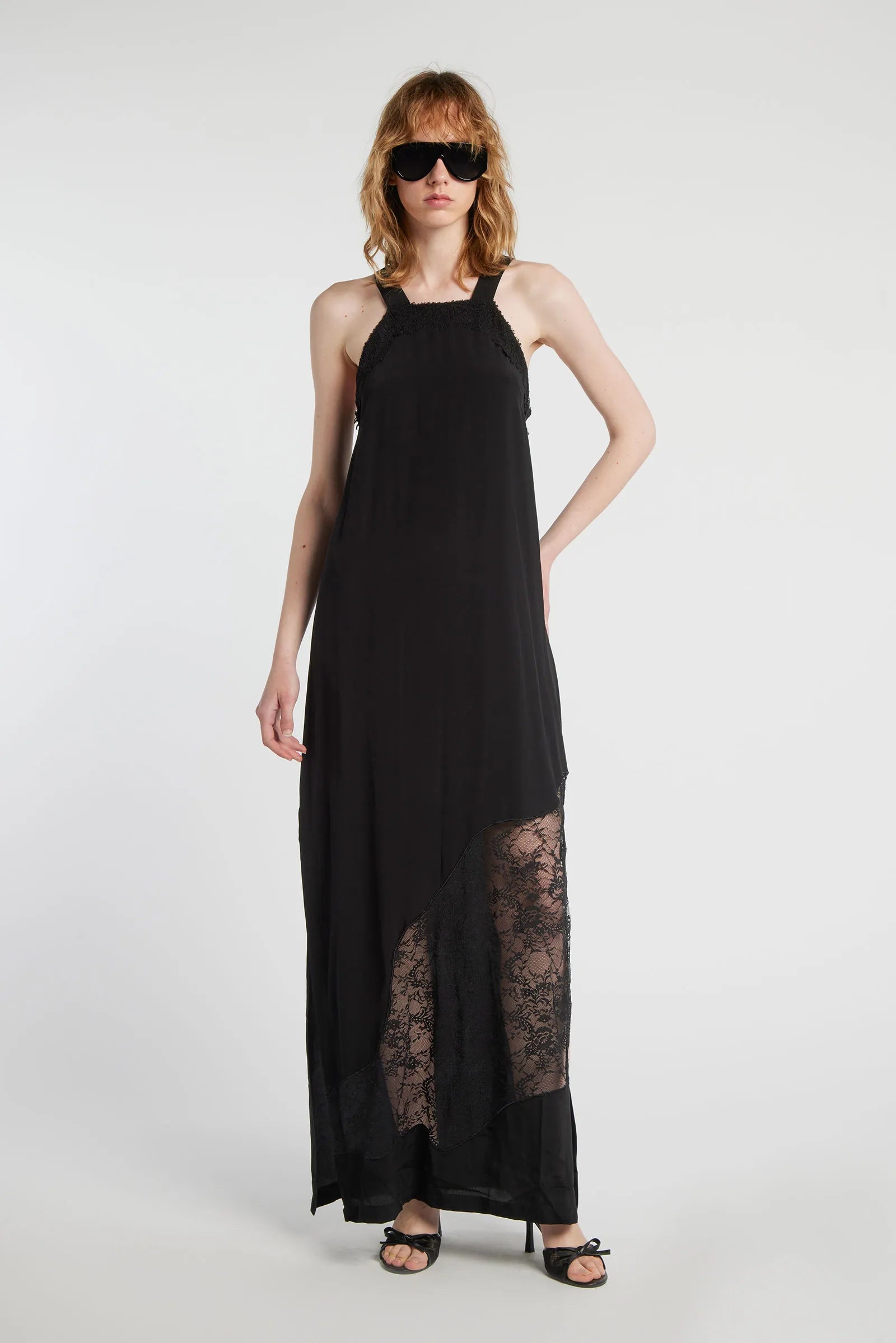 MOCANITE - Long viscose dress