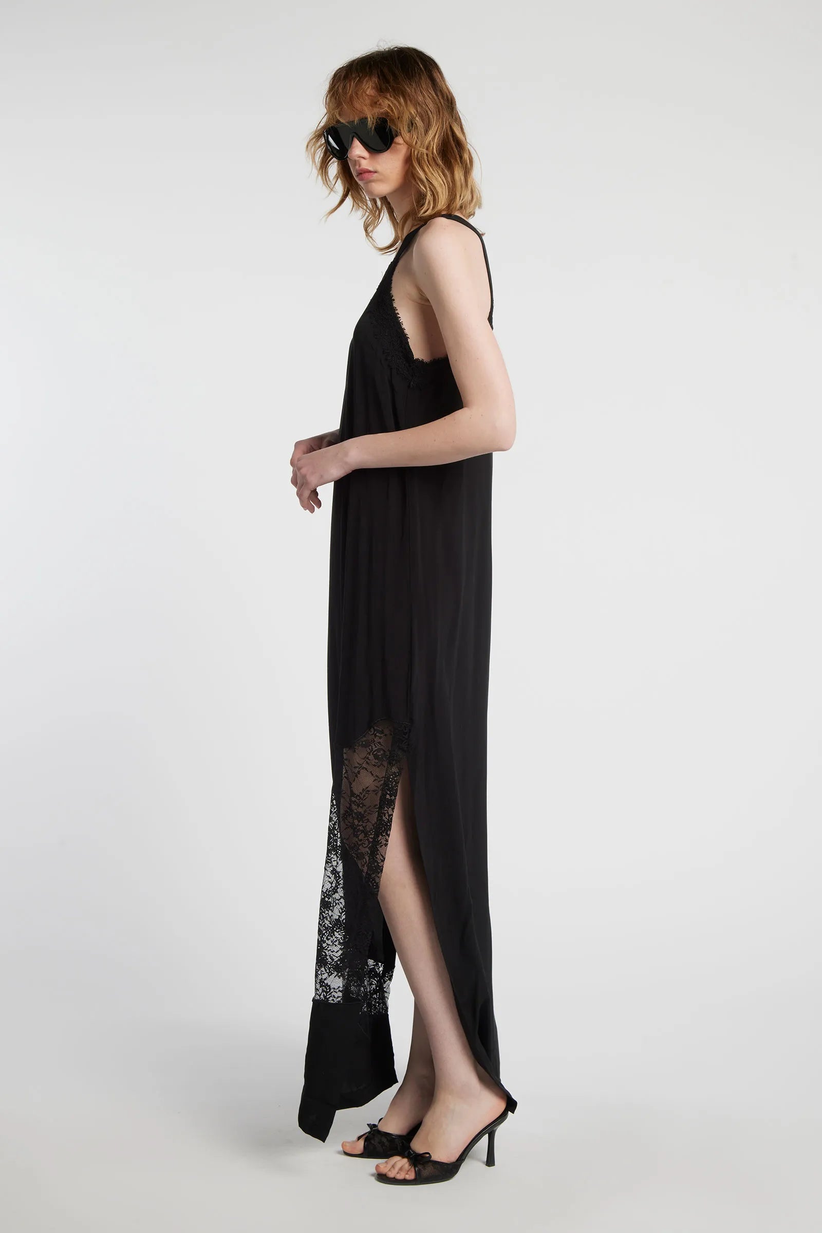 MOCANITE - Long viscose dress