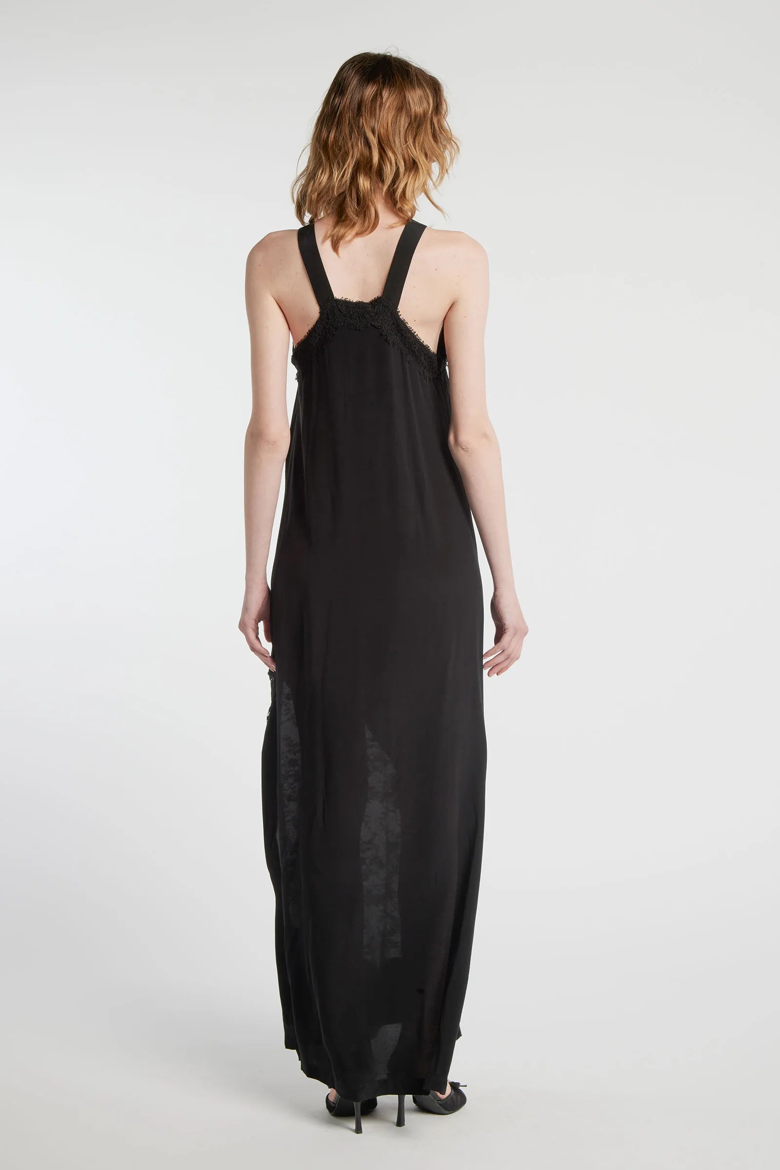 MOCANITE - Long viscose dress