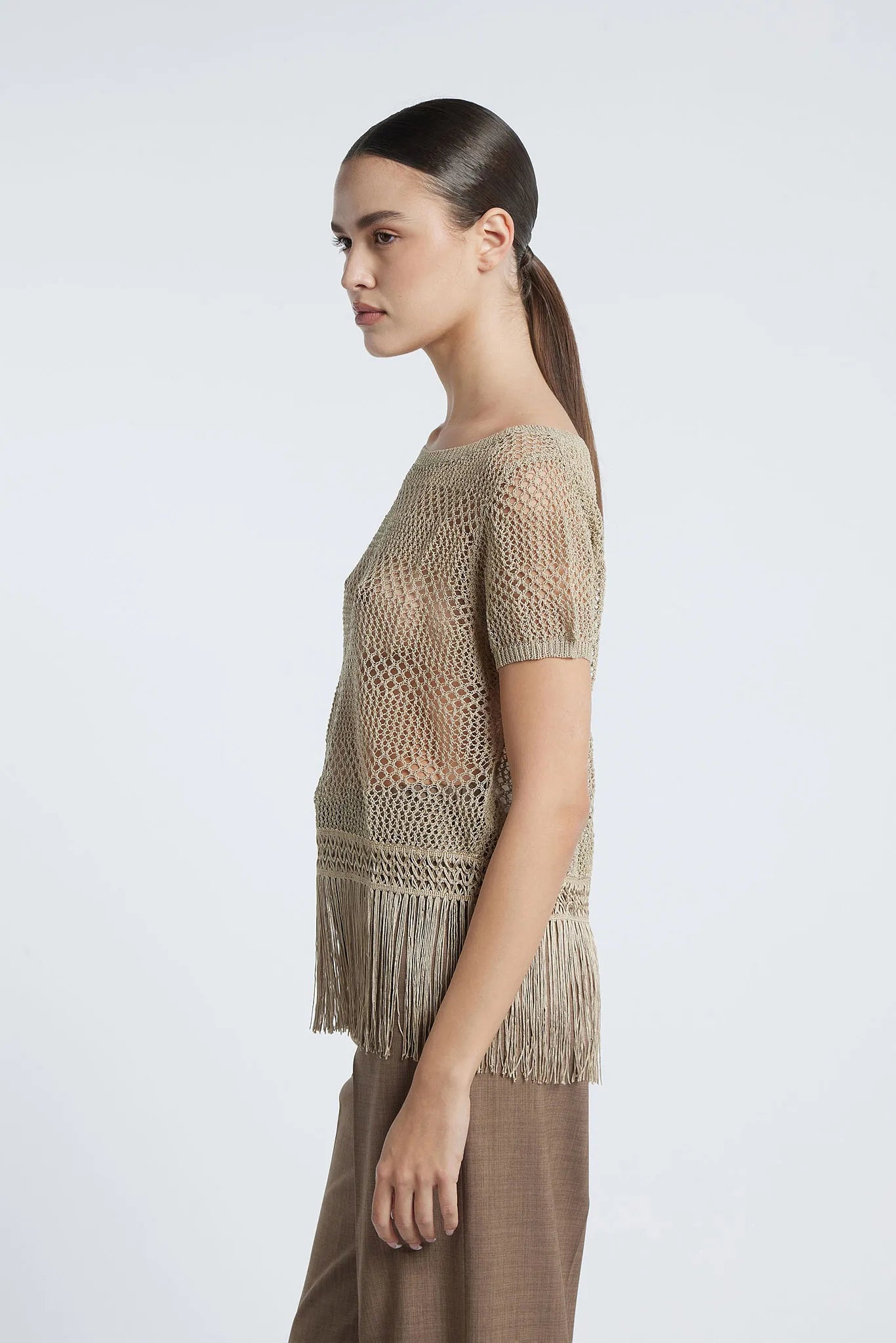 AURA - Openwork crochet top
