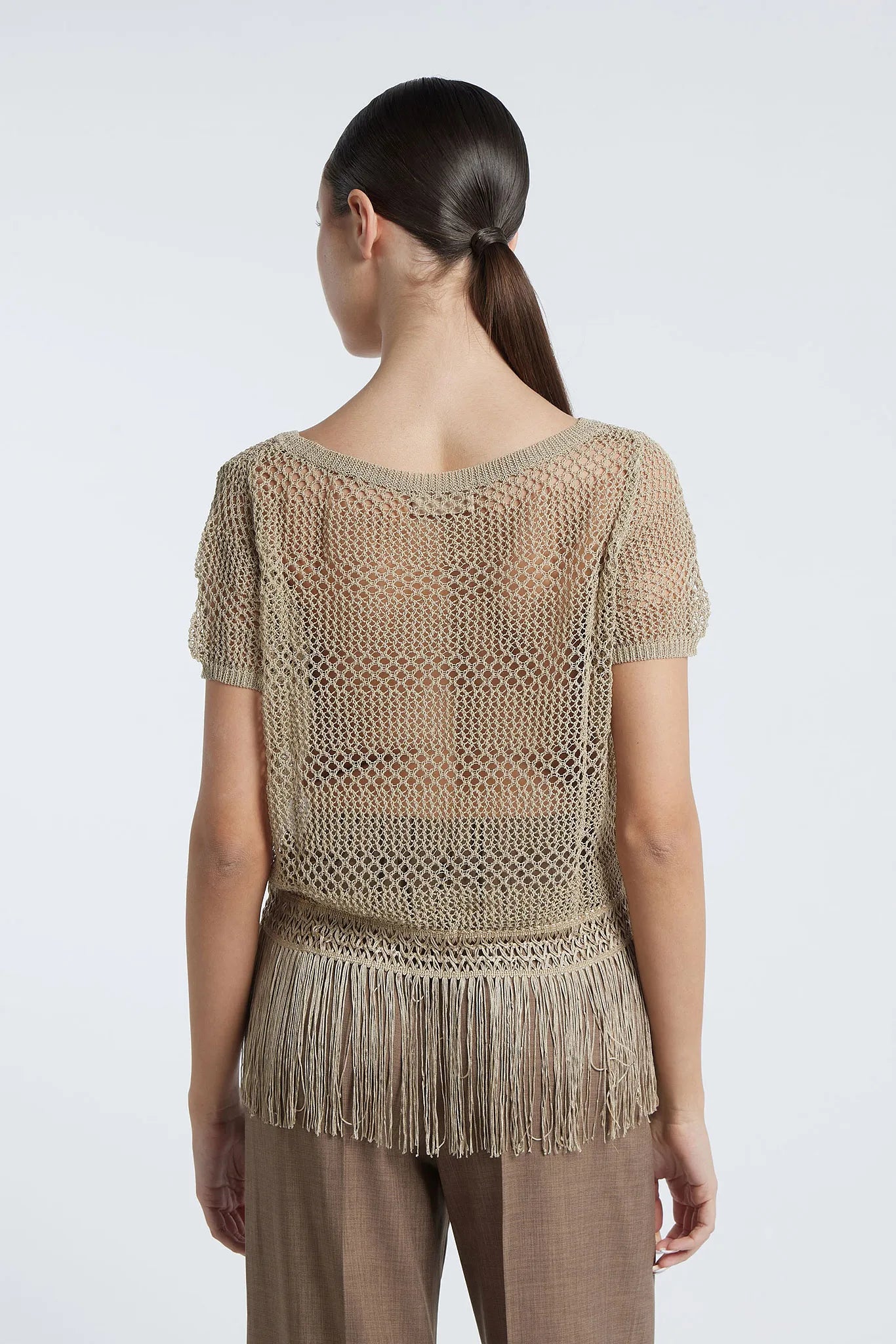 AURA - Openwork crochet top