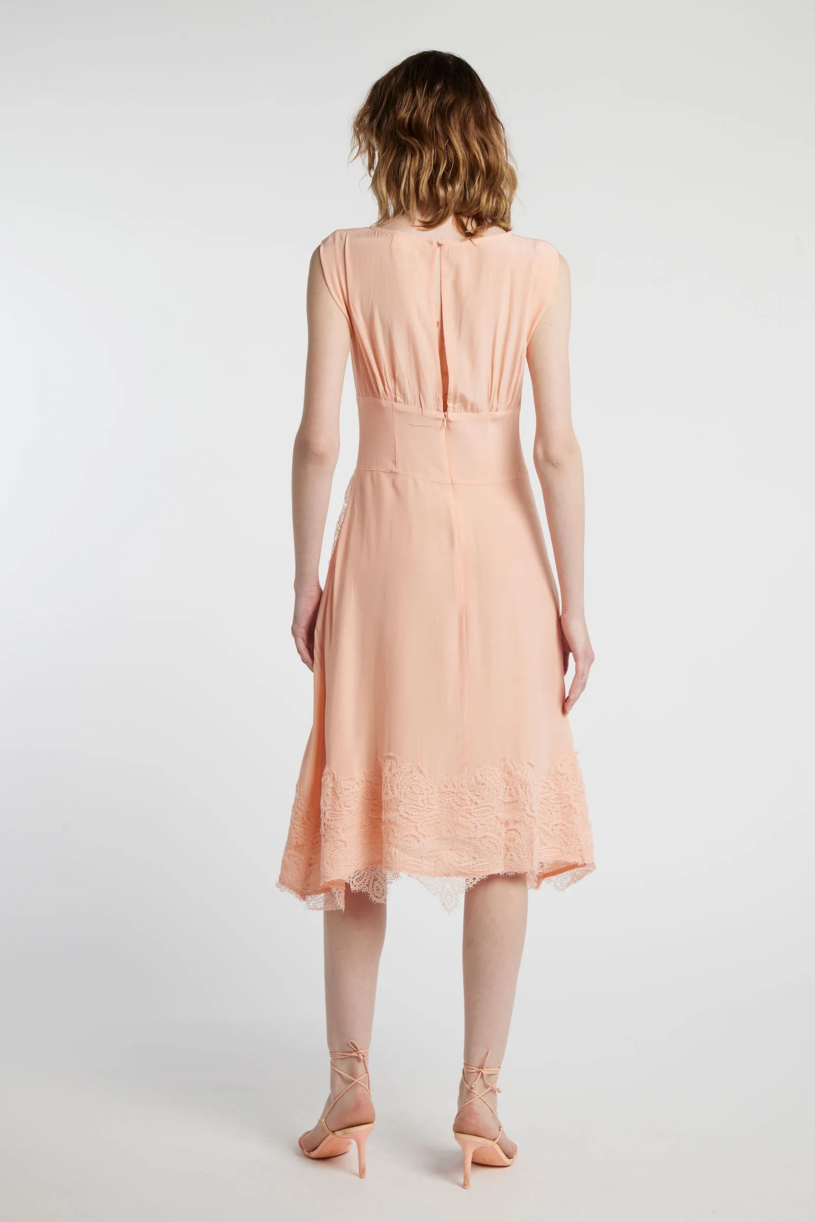 EMERALD - Viscose midi dress