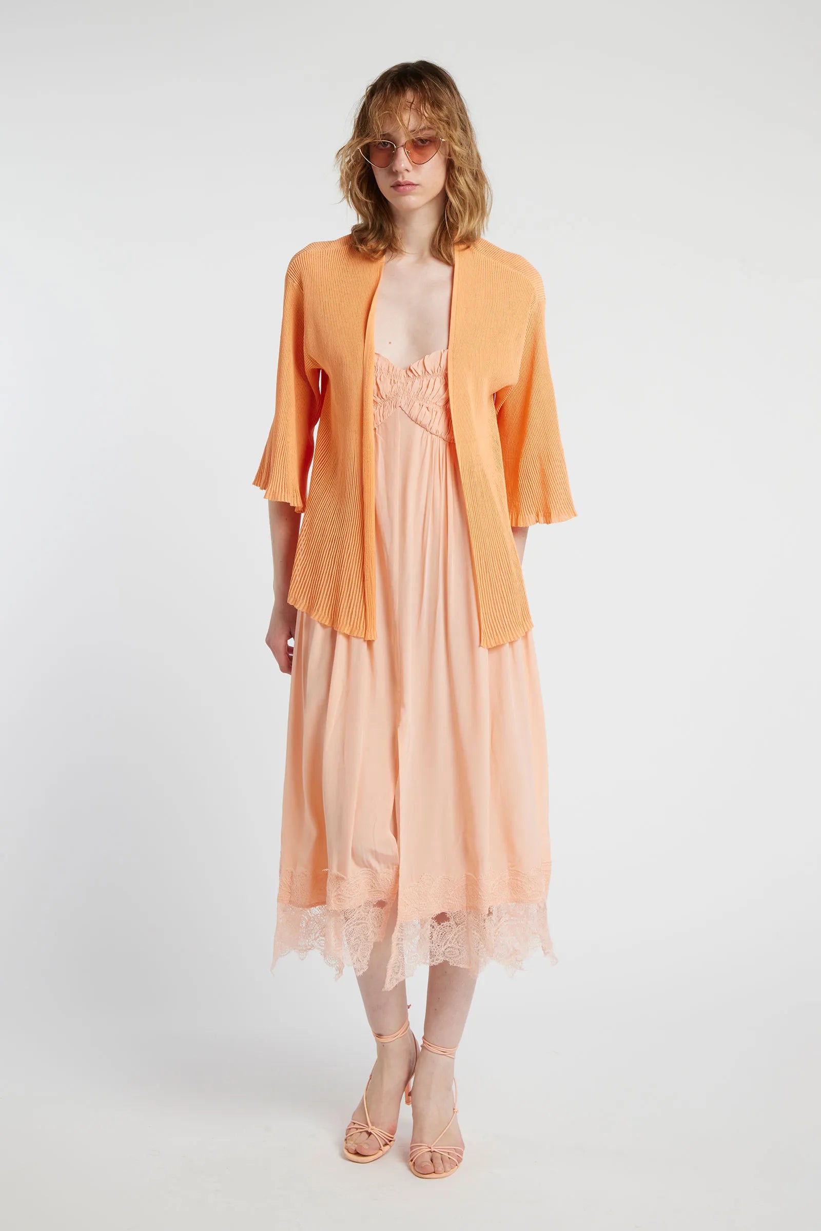 BOW - Loose viscose blend cardigan