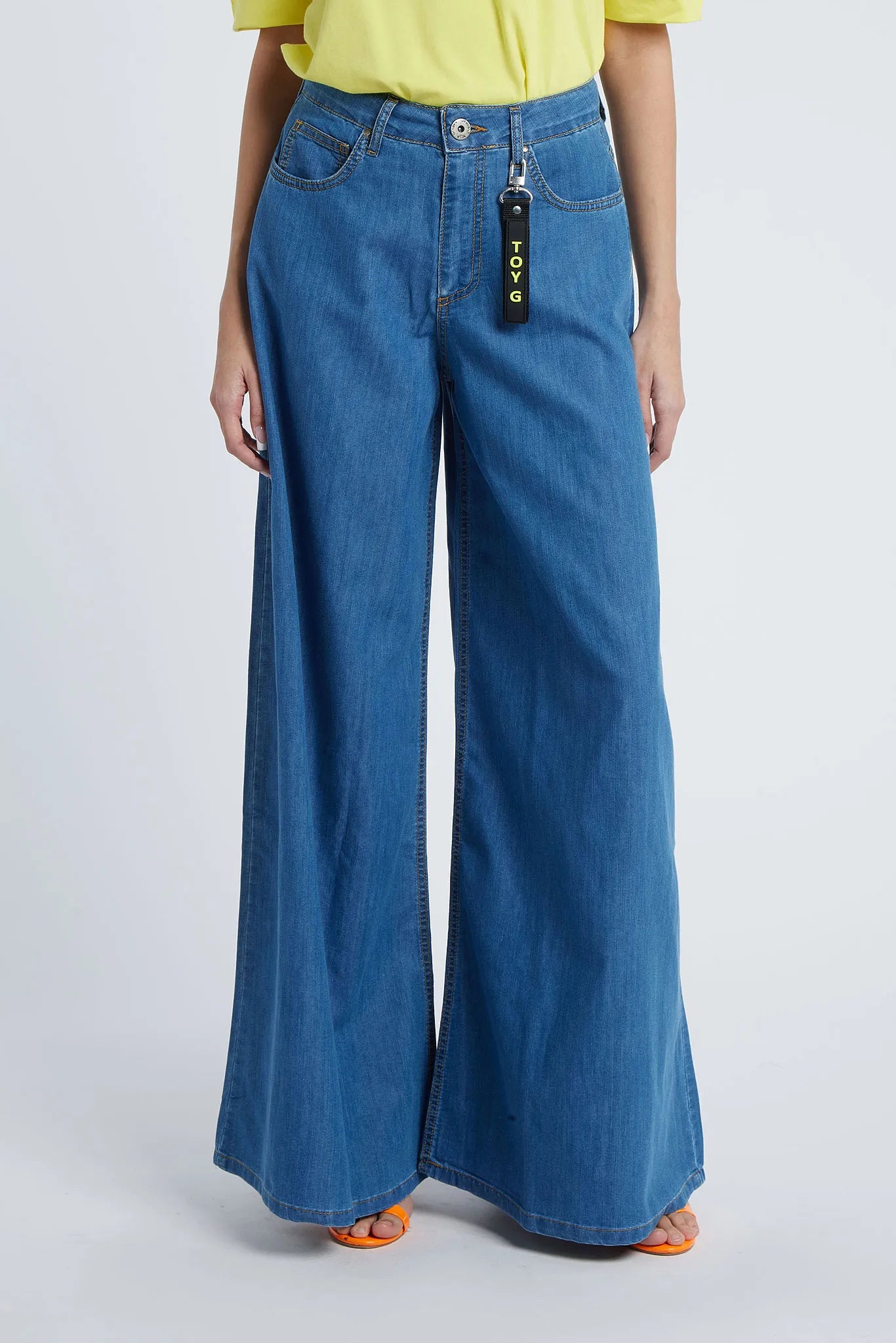 BOTTICELLI - Wide-leg jeans