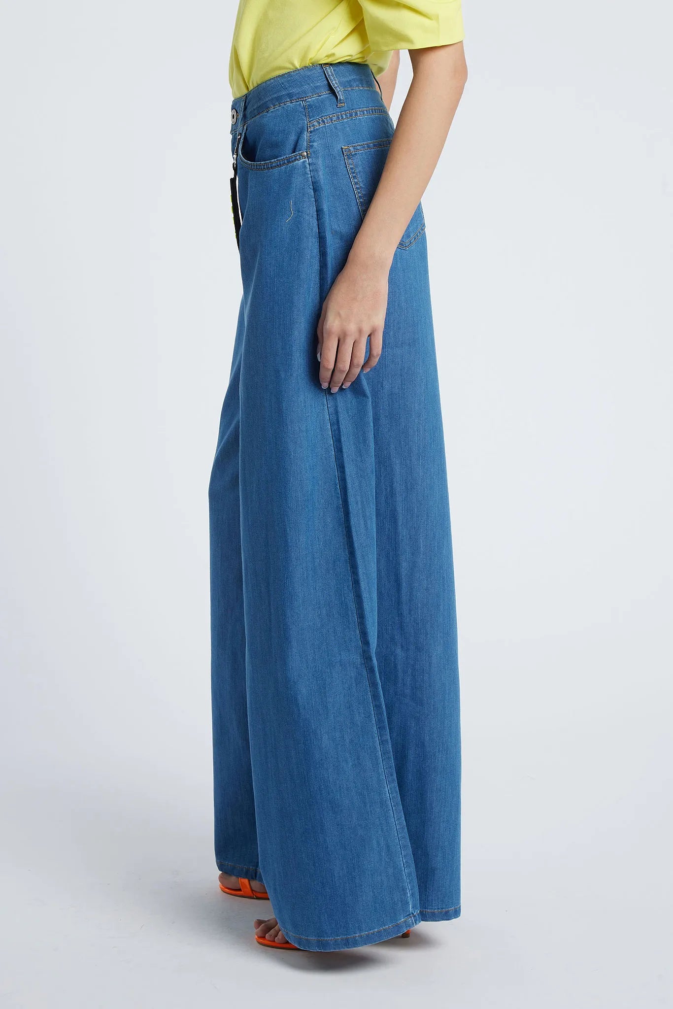 BOTTICELLI - Wide-leg jeans