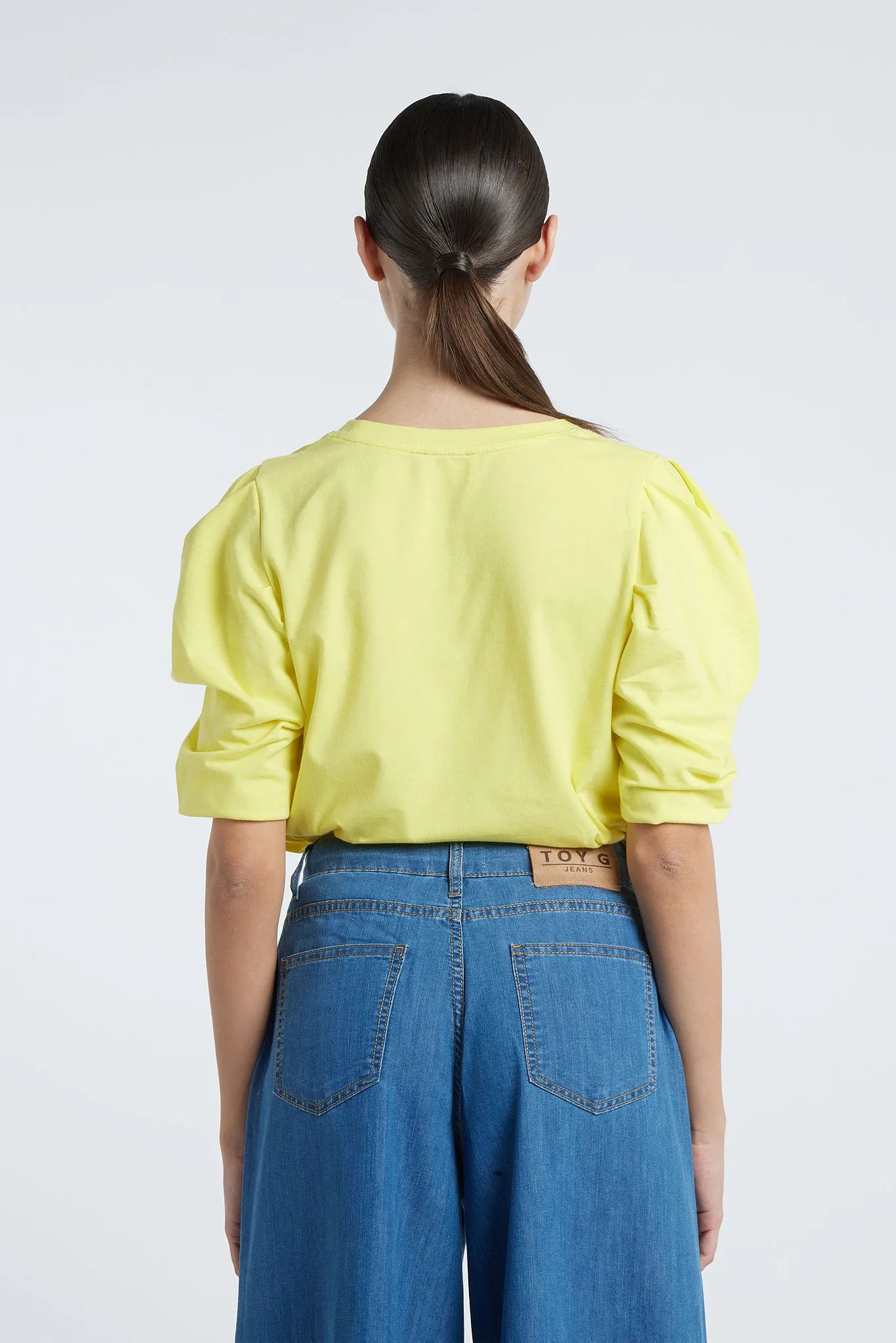 SANTO DOMINGO - Puff-sleeved T-shirt