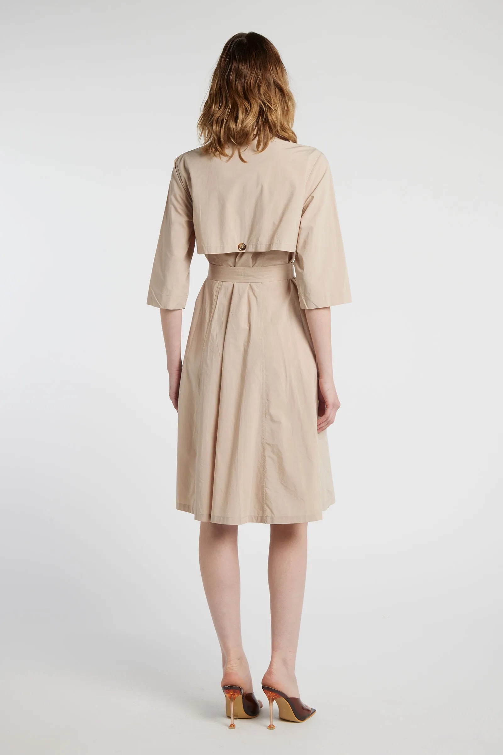 FLUORITE - Cotton midi dress