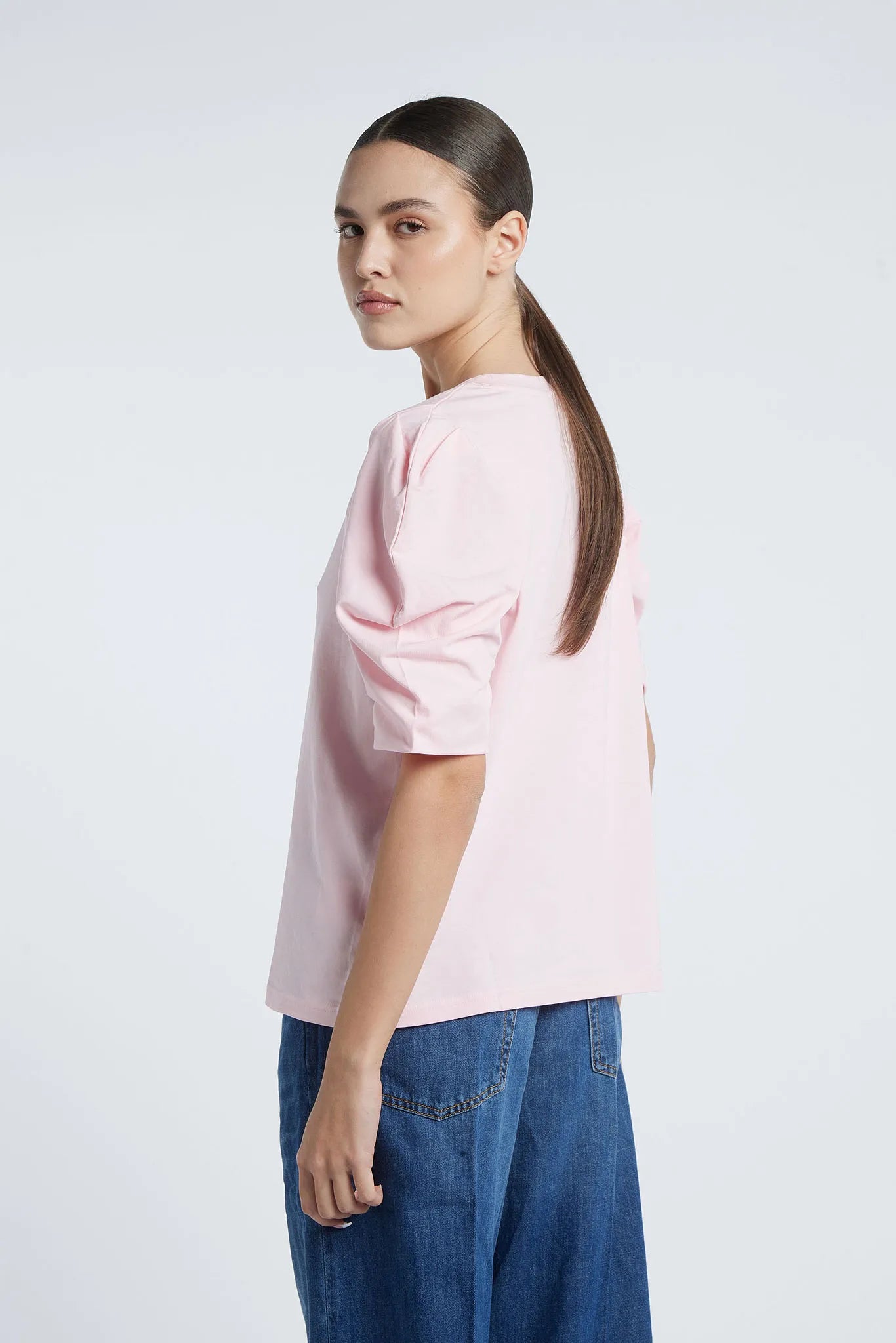 SANTO DOMINGO - Puff-sleeved t-shirt
