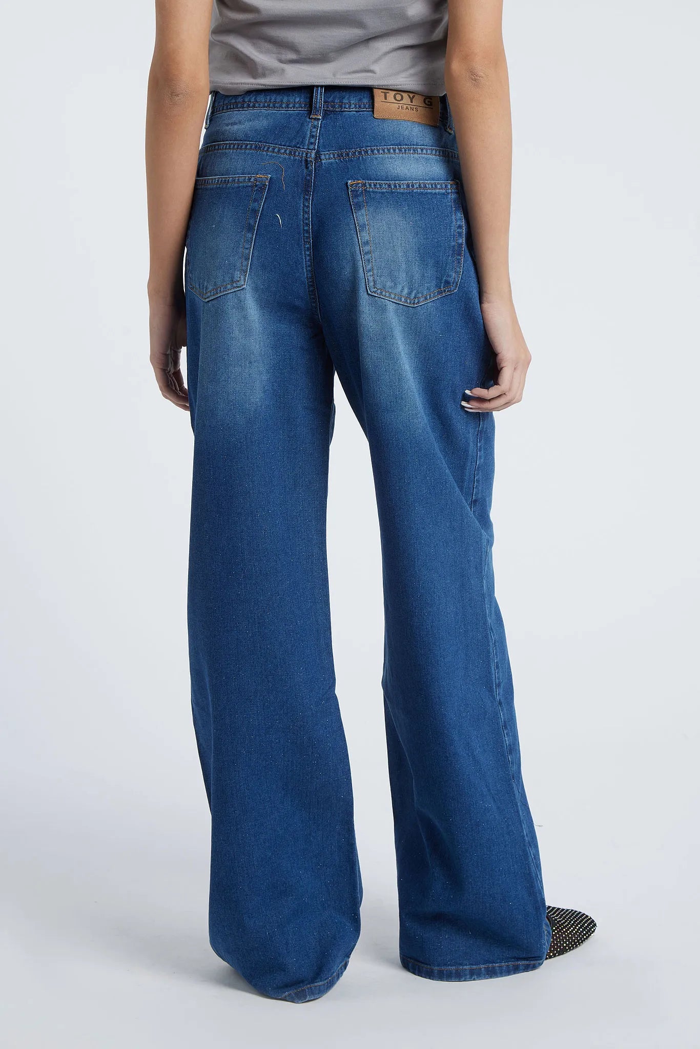 VERMEER - Jeans with rhinestones