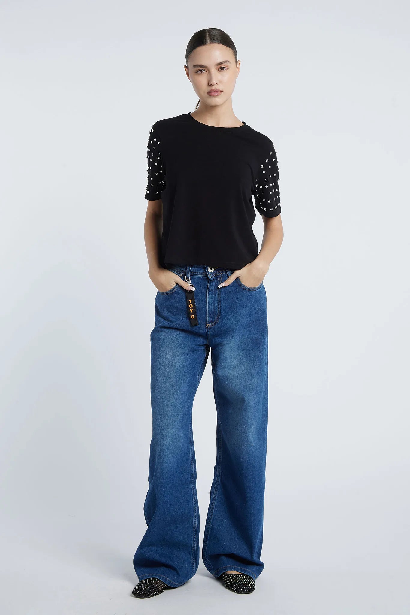 BRASILIA - Studded t-shirt