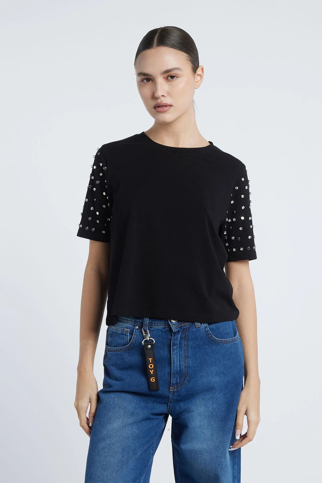 BRASILIA - Studded t-shirt