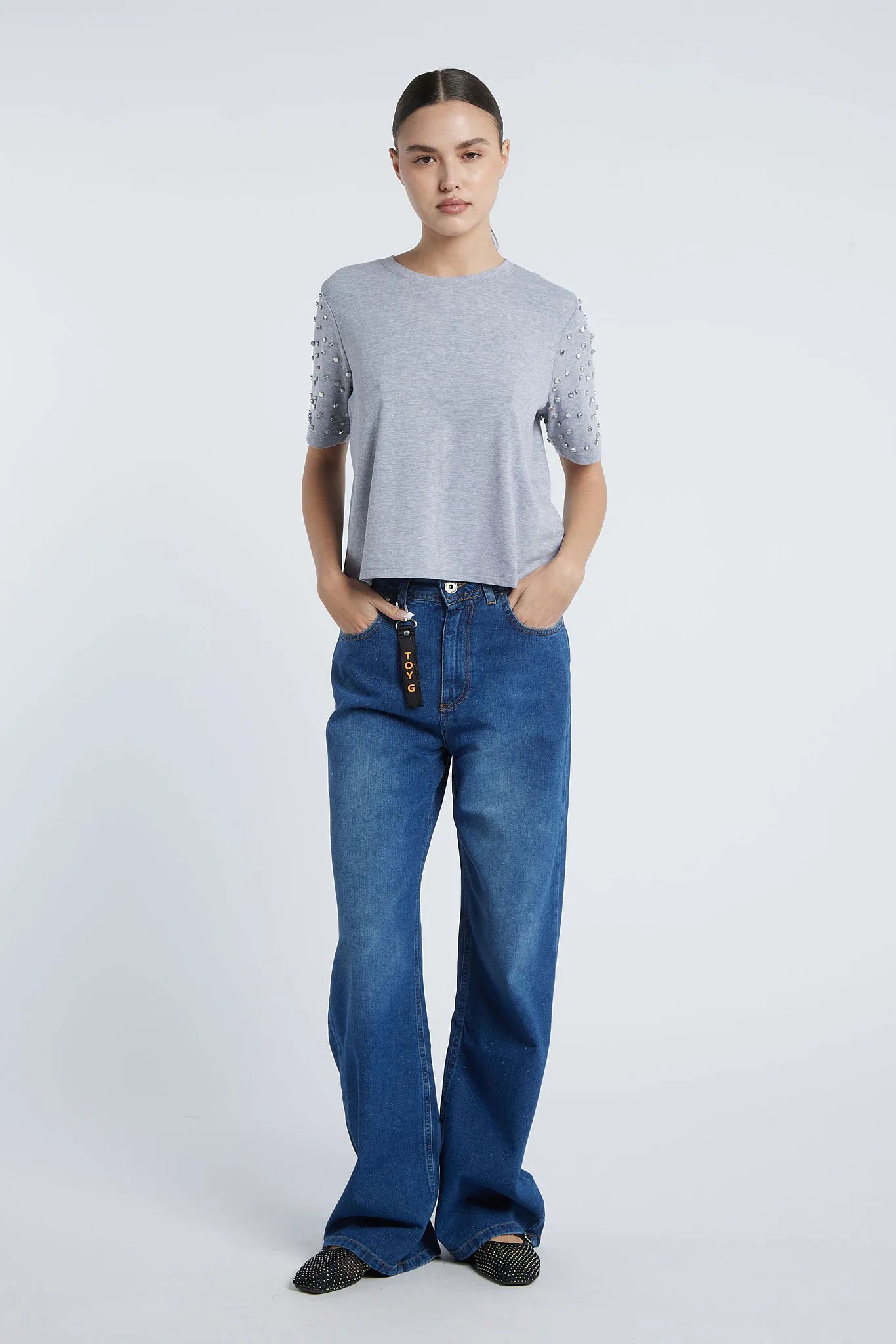 BRASILIA - Studded t-shirt