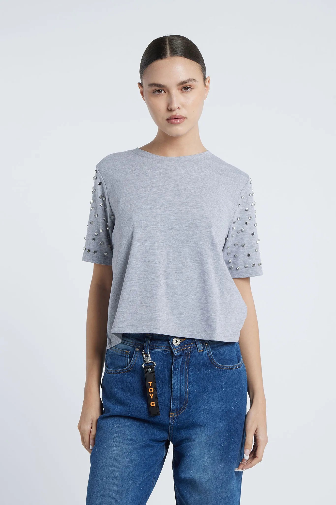 BRASILIA - Studded t-shirt