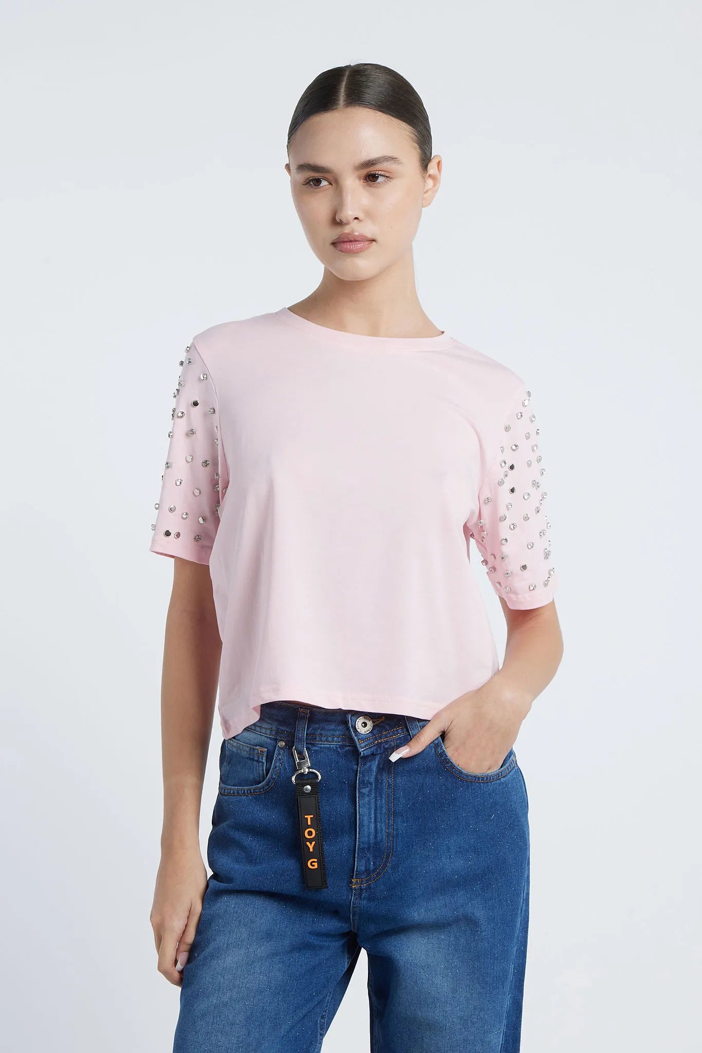 BRASILIA - Studded t-shirt