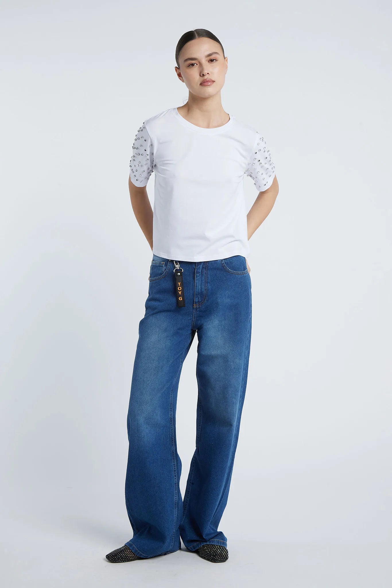 BRASILIA - Studded t-shirt