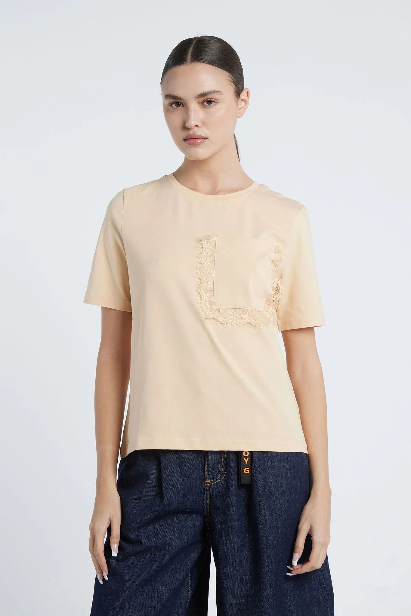 RIO DE JANEIRO - T-shirt with lace insert