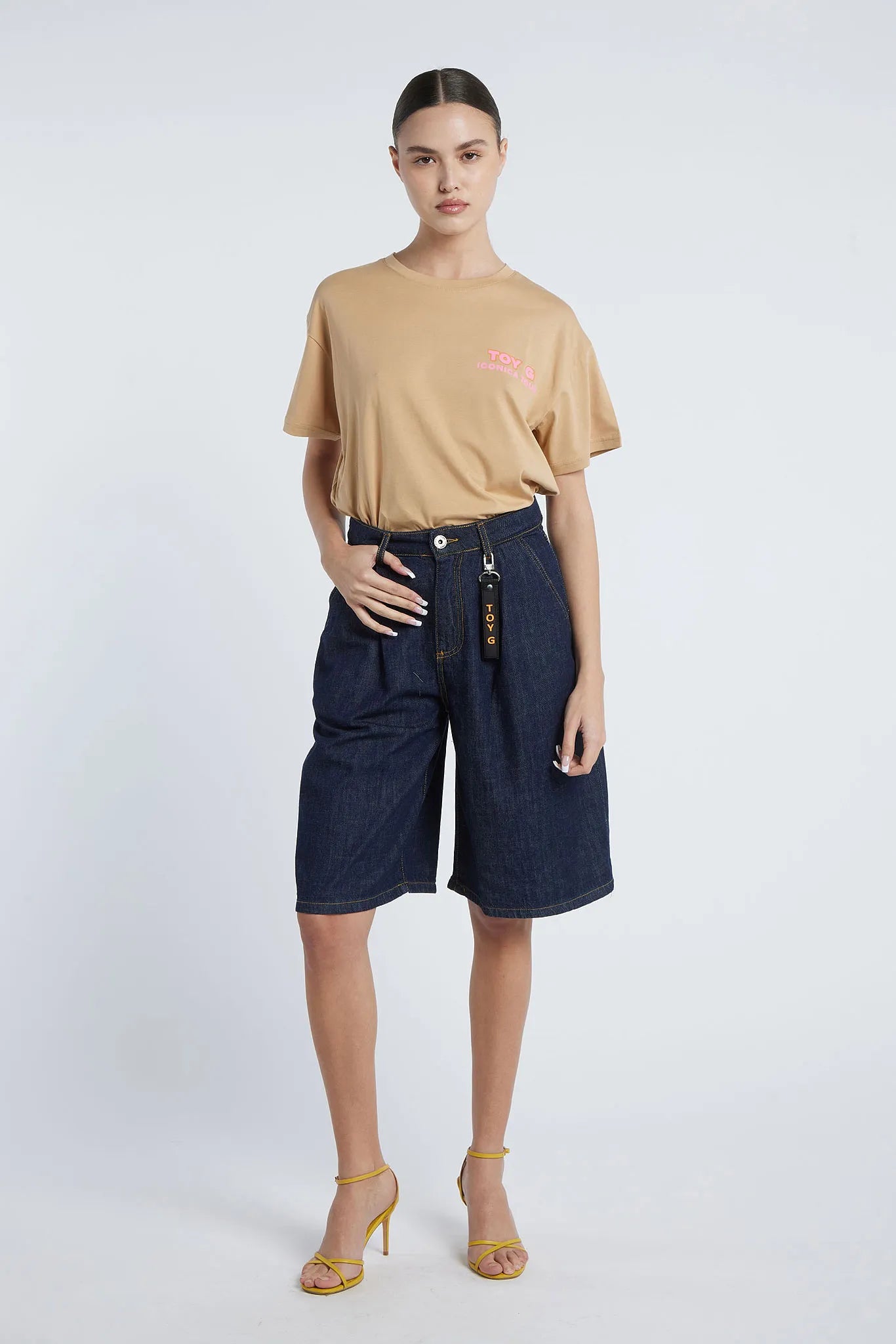 CARAVAGGIO - Denim Bermudas