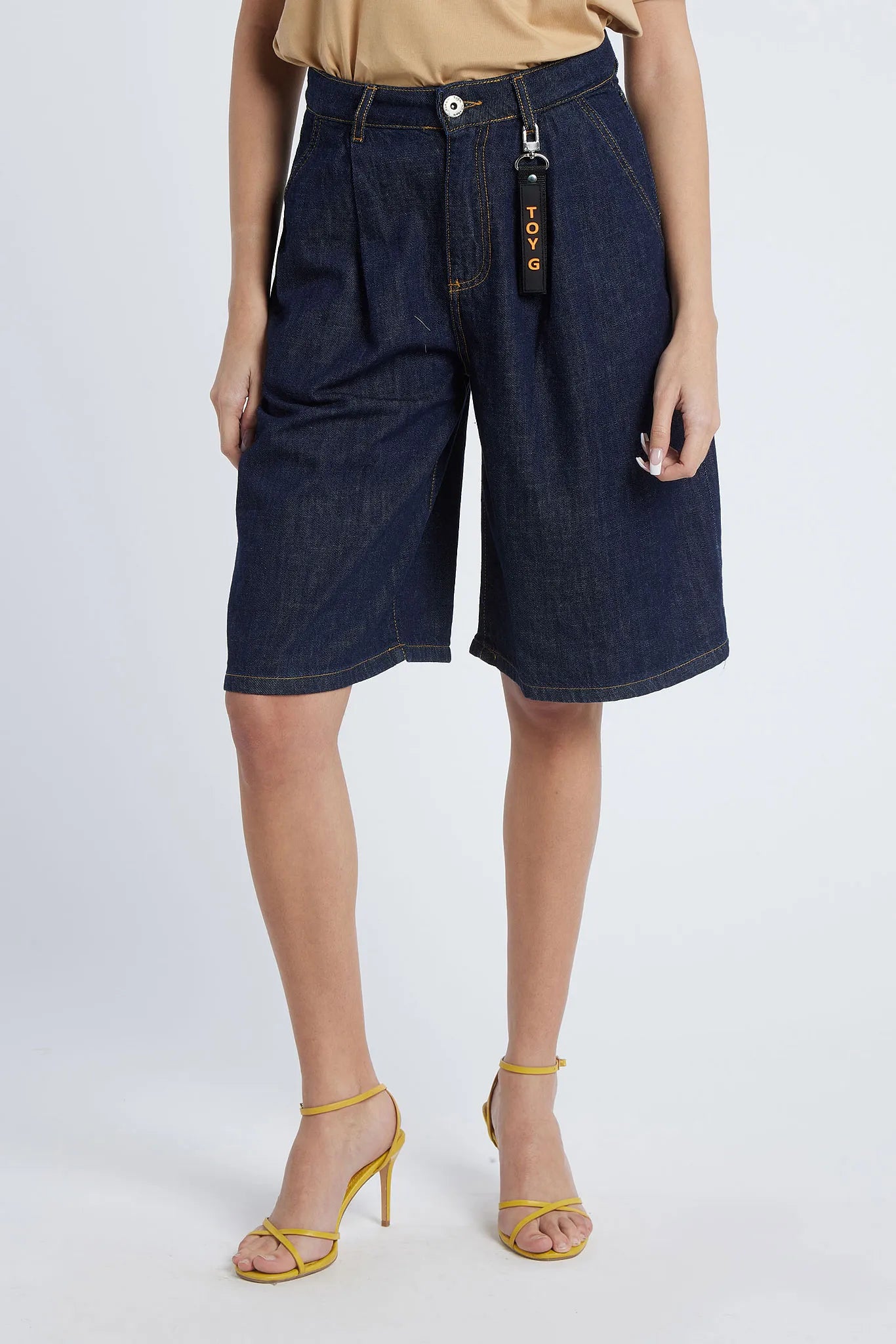 CARAVAGGIO - Denim Bermudas