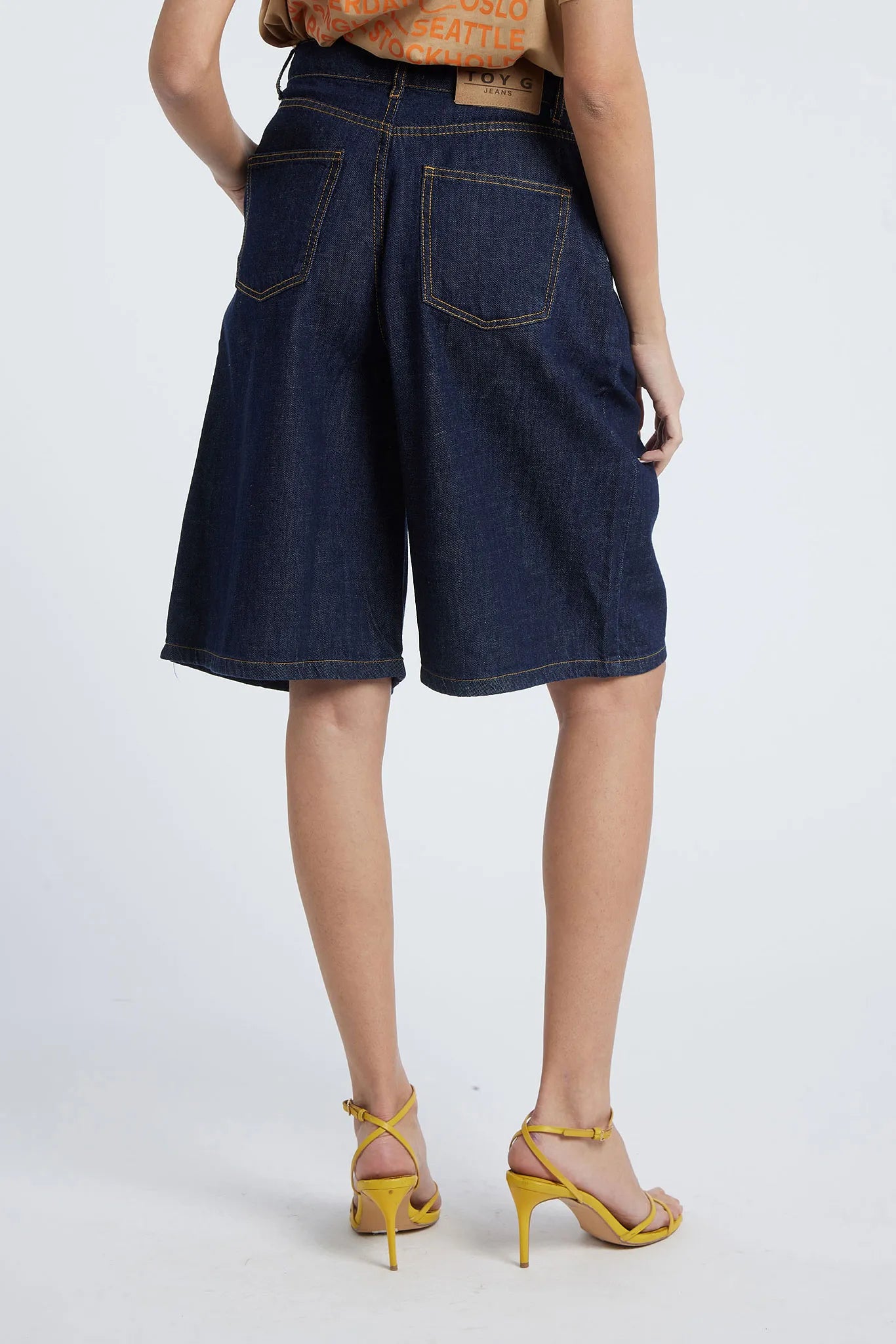 CARAVAGGIO - Denim Bermudas