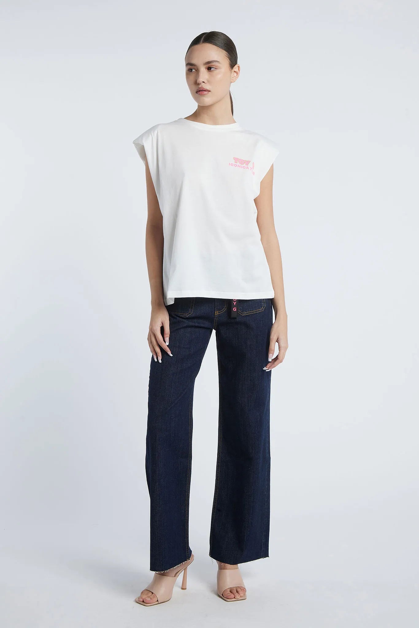 BOGOTA - Sleeveless T-shirt with back print