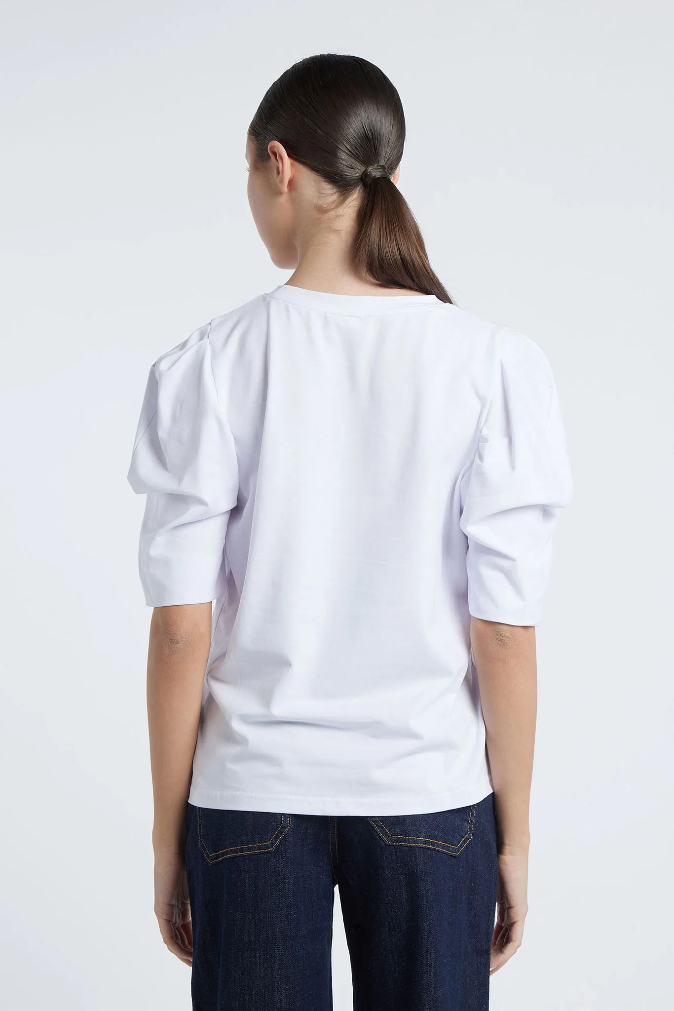 SANTO DOMINGO - Puff-sleeved t-shirt