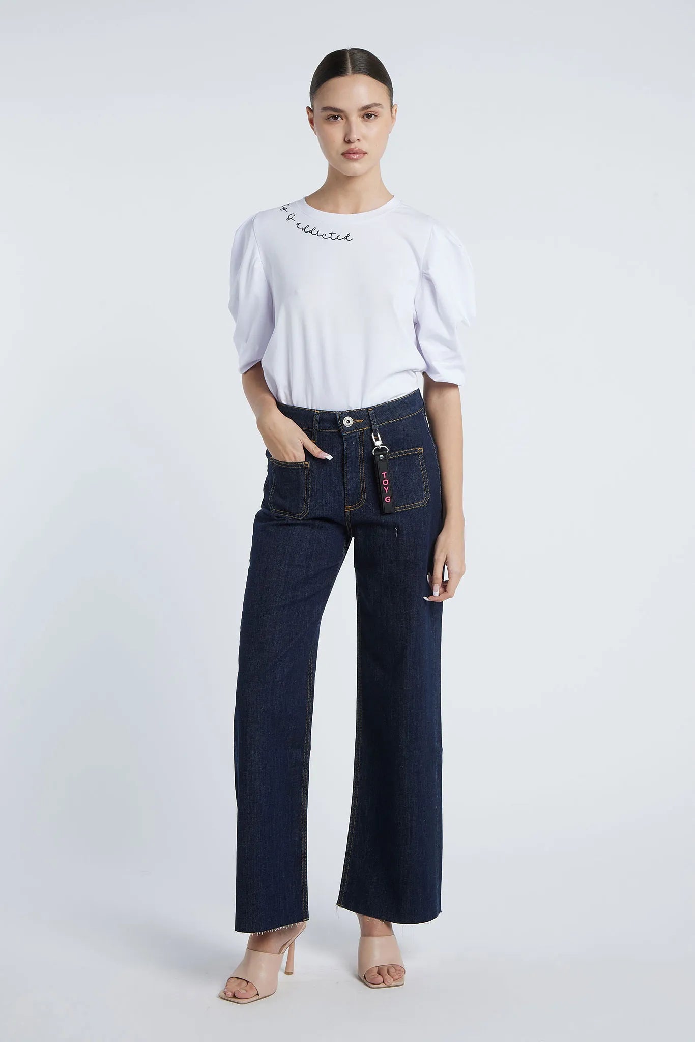SANTO DOMINGO - Puff-sleeved t-shirt