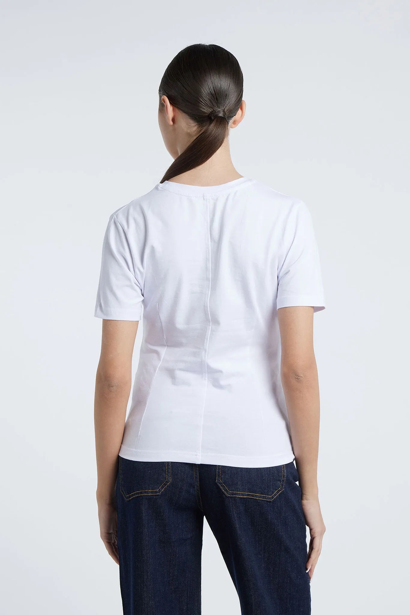 COPACABANA - T-shirt with ruched detail
