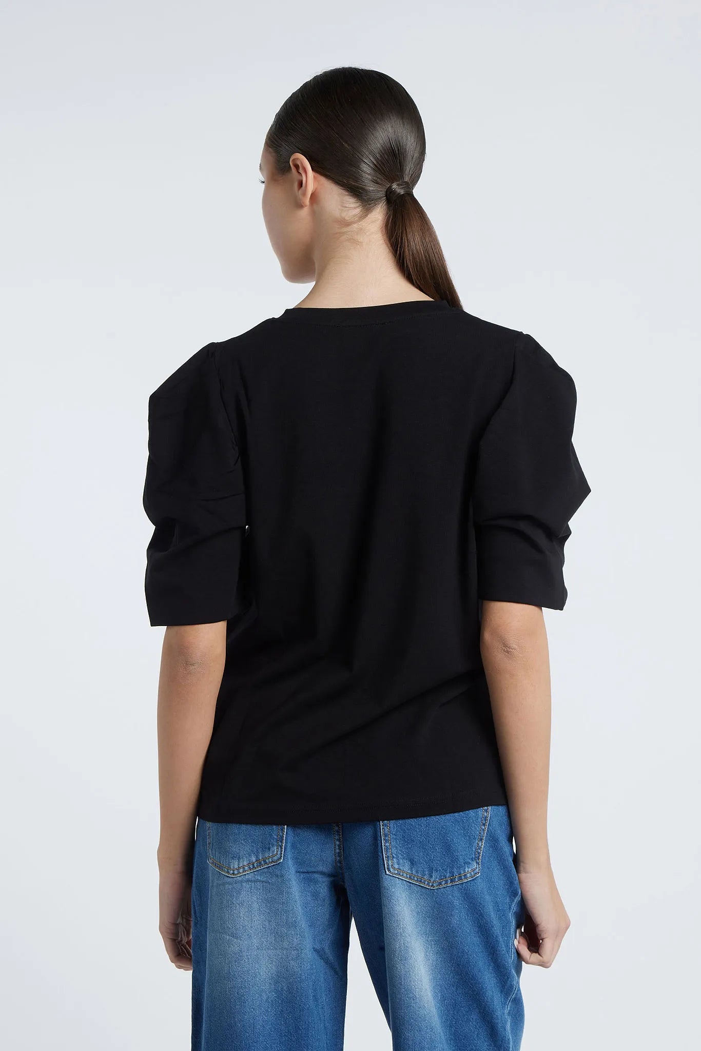 SANTO DOMINGO - Puff-sleeved t-shirt
