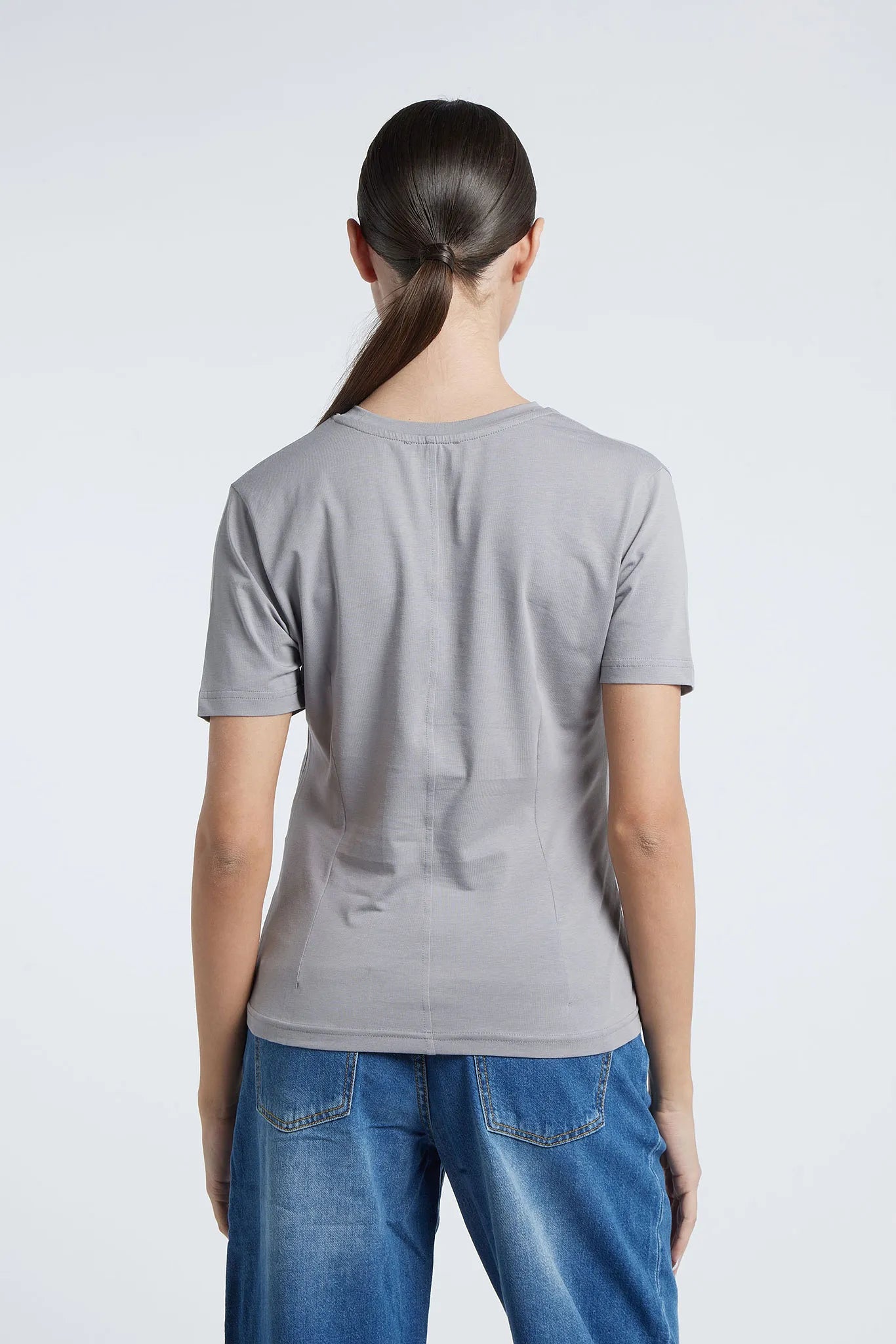 COPACABANA - T-shirt with ruched detail