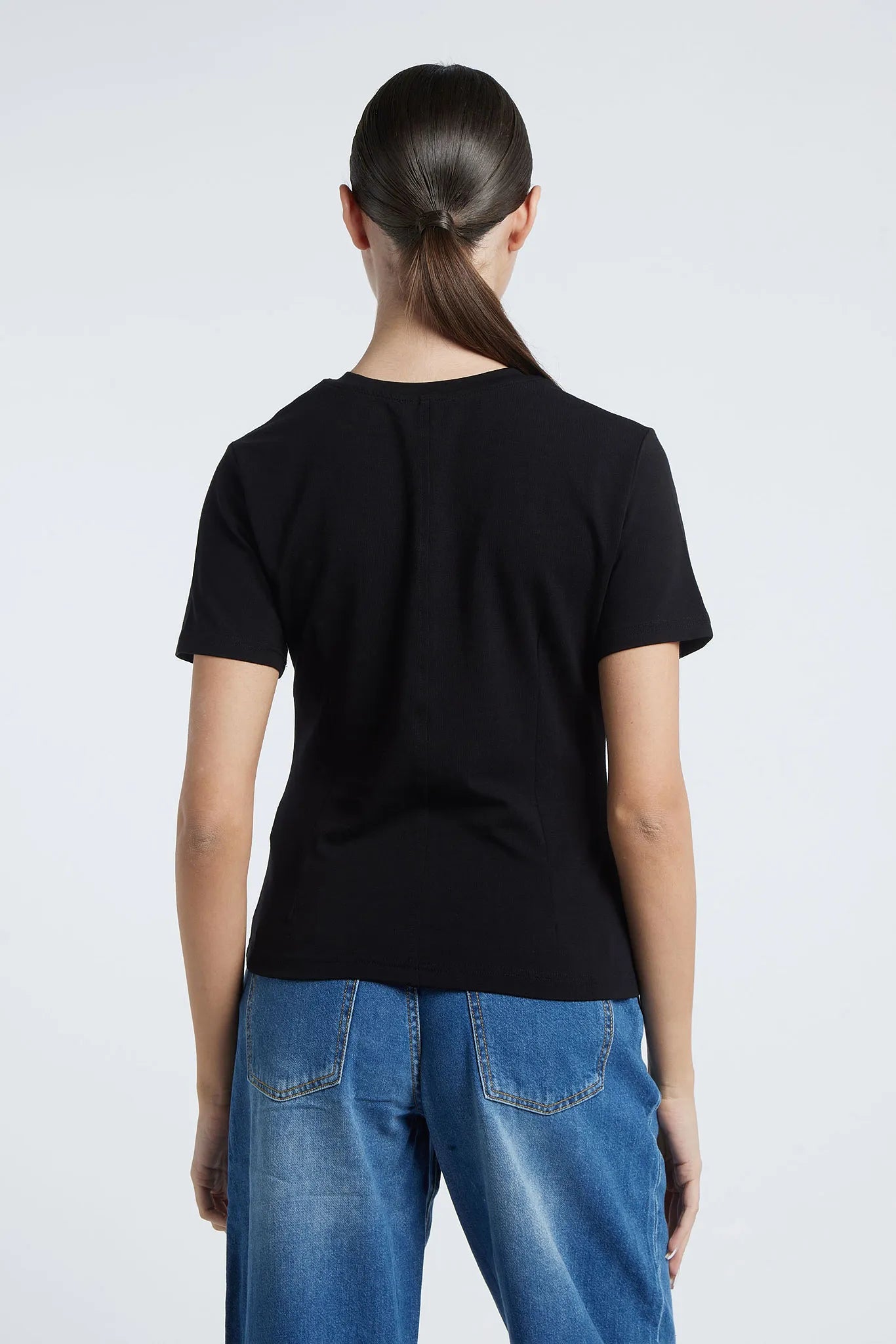 COPACABANA - T-shirt with ruched detail