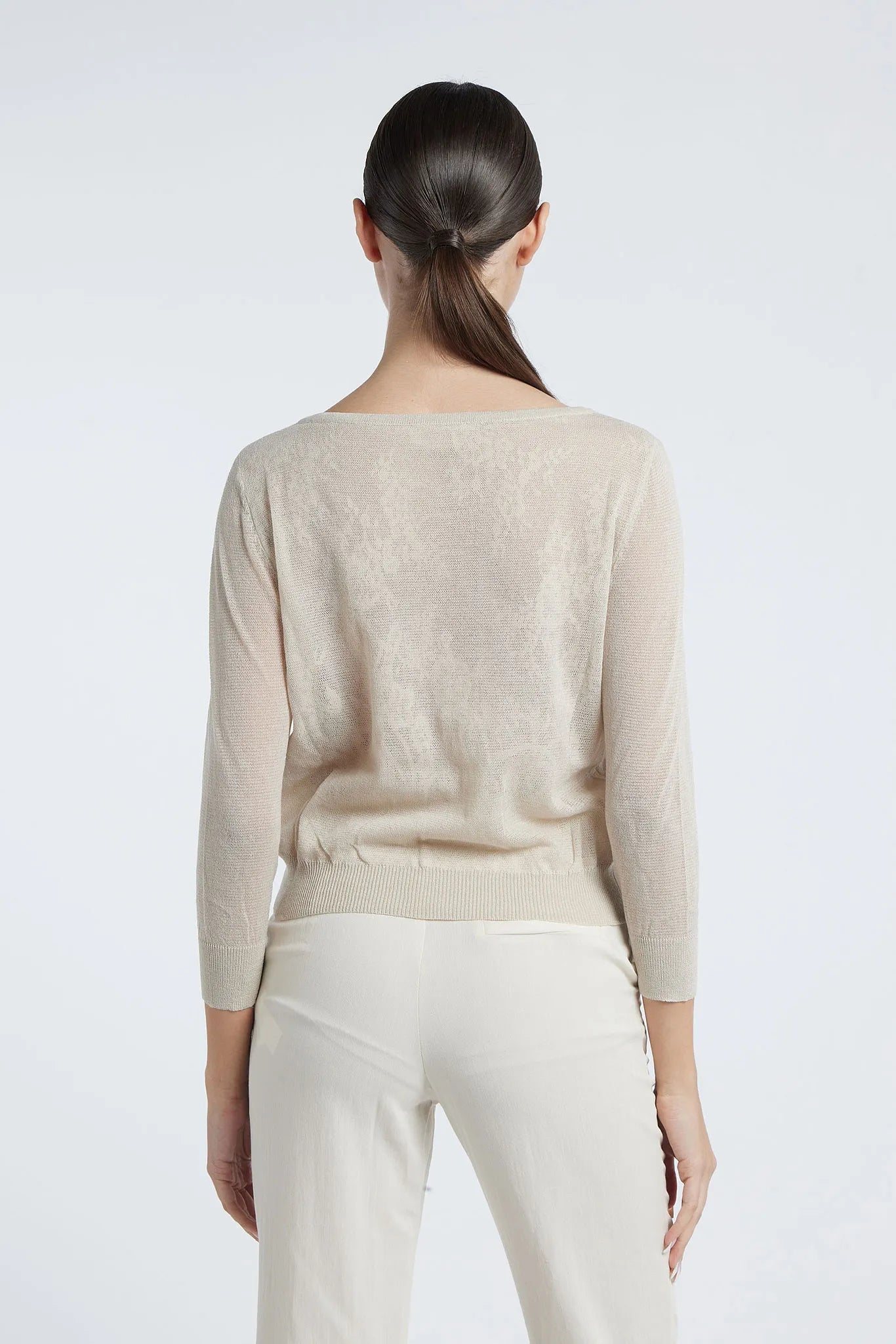 MASHA - Round neck cardigan